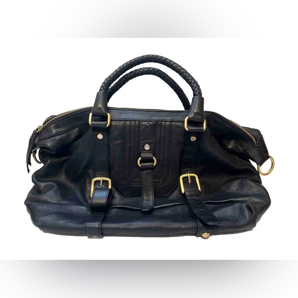 The Sak 100% Genuine Leather Handbag Purse Gilla Jourdan Used Condition